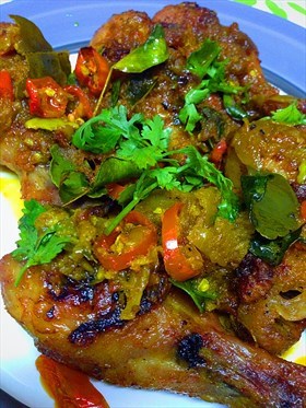Spicy Balinese roasted chicken