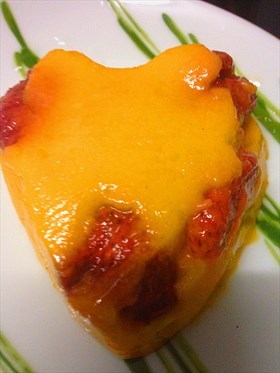 Mango and Strawberry Pudding